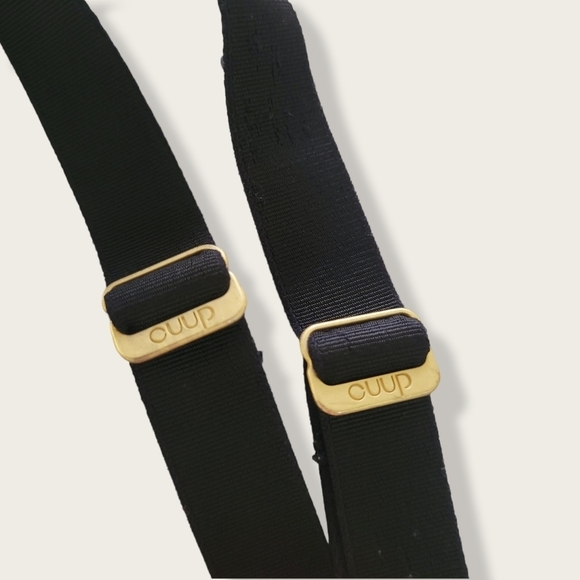 CUUP Bra The Plunge Satin Mesh Black Shine Bra 32H - Picture 12 of 16